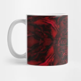 Rose Swirl Design Floral Goth Mug